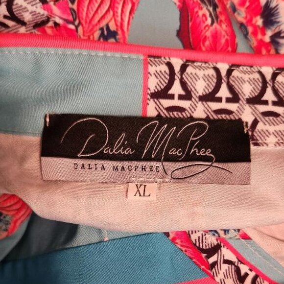 Dalia MacPhee Floral Patchwork Cocktail Dress XL - Picture 5 of 5